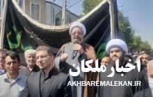 اهمیت احترام به پدر و مادر و اقامه نماز دو توصیه امام جمعه ملکان در جمع عزاداران حسینی در روز تاسوعا