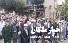 راهپیمایی مردم شهرستان ملکان در محکومیت اغتشاشات اخیر