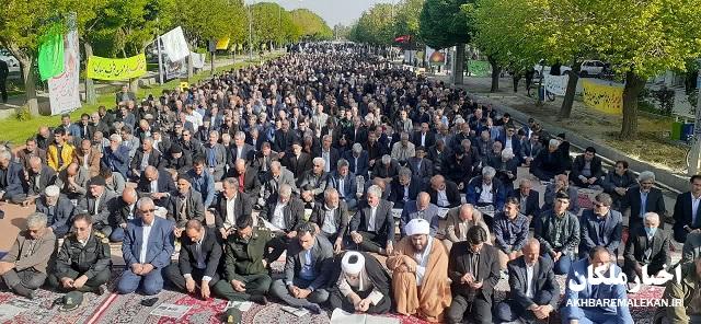 گزارش تصویری اخبار ملکان از برگزاری باشکوه نماز عید فطر در شهر ملکان