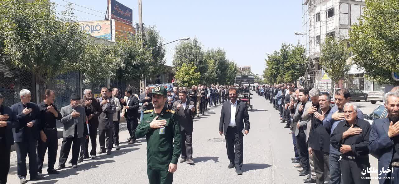 گزارش تصویری اخبار ملکان از مراسم بزرگداشت و سینه زنی سالگرد ارتحال امام خمینی(ره) در شهر ملکان