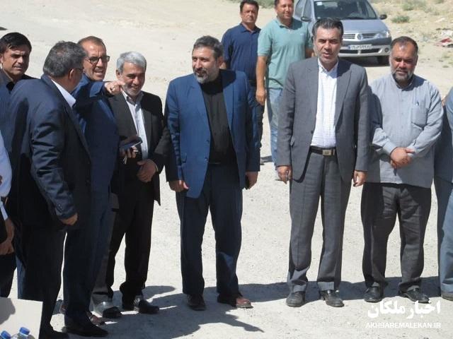 بازدید نماینده و فرماندار شهرستان ملکان از پروژه های عمرانی و خدماتی