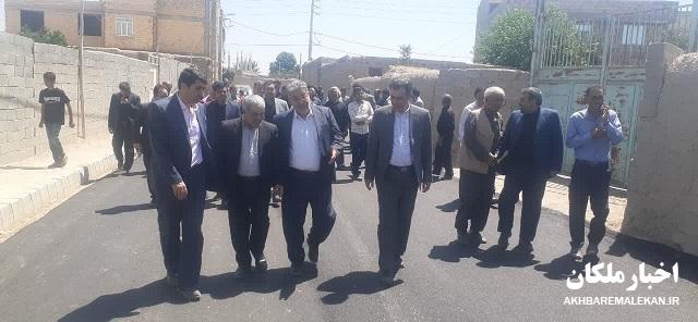 آسفالت معابر عمومی روستای بایقوت افتتاح شد