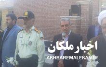 غبارروبی مزار شهدای ملکان بمناسبت هفته دولت