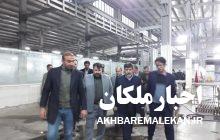 بازدید معاون سیاسی استانداری از کشتارگاه صنعتی نوین دام شهرستان ملکان