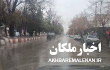 بارش باران مردم ملکان را خوشحال کرد/شهردار ملکان: با تلاش نیروهای خدماتی مشکل آبگرفتگی در سطح شهر وجود ندارد