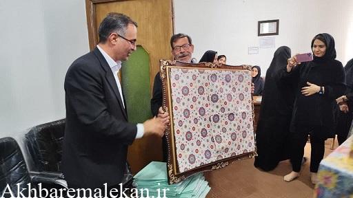 توزیع بسته‌های کمک معیشتی به خانواده‌های بیماران مبتلا به سرطان در شهرستان بناب