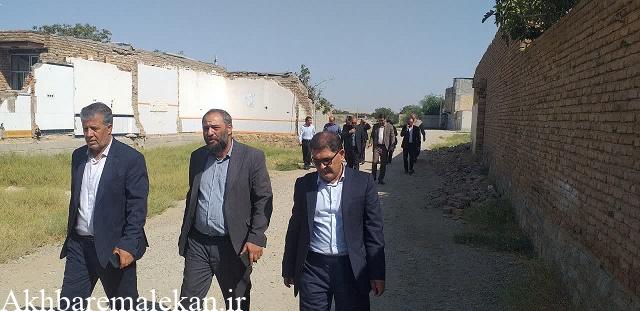 بازدید فرماندار ملکان از خیابان «مجلس»