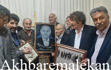 تجلیل جمعی از ورزشکاران و کشتی گیران از نخستین رئیس اداره ورزش شهرستان ملکان