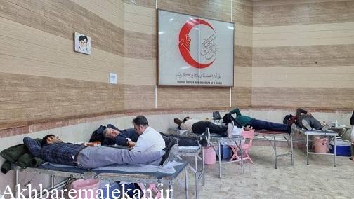 اهدای ۱۵۹ واحد خون در شهرستان ملکان