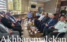 دیدار اصحاب فرهنگ و هنر و رسانه شهرستان ملکان با فرمانده فراجا بمناسبت هفته نیروی انتظامی