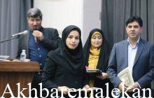 تجلیل از مسئول کتابخانه شهید مهدی باکری ملکان بعنوان کتابدار برتر استانی