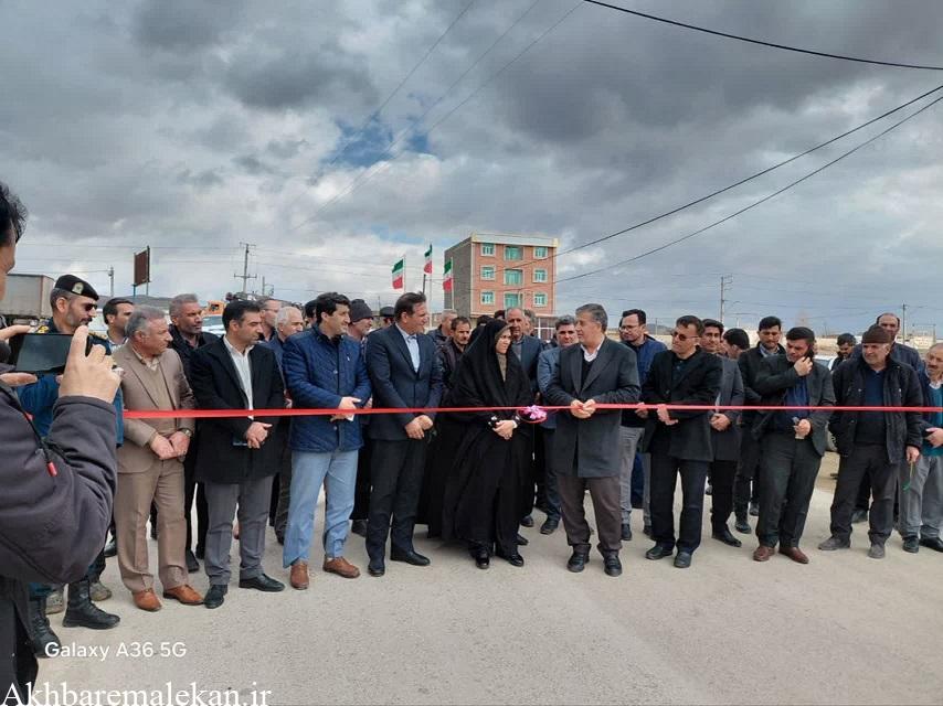 افتتاح آسفالت  ۱۴ هزار متر معابر روستای علی آباد شهرستان ملکان با اعتبار هفتاد میلیارد ریال