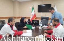 تشکیل جلسه بررسی هزینه‌های درمانی در جمعیت هلال احمر شهرستان ملکان