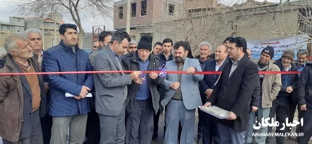 پروژه آسفالت معابر عمومی روستای آغجه دیزج با ۵۵ میلیارد ریال اعتبار افتتاح شد