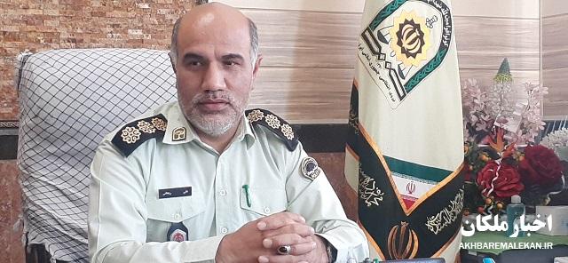 پیام تبریک فرمانده انتظامی ملکان بمناسبت دهه مبارکه فجر انقلاب اسلامی