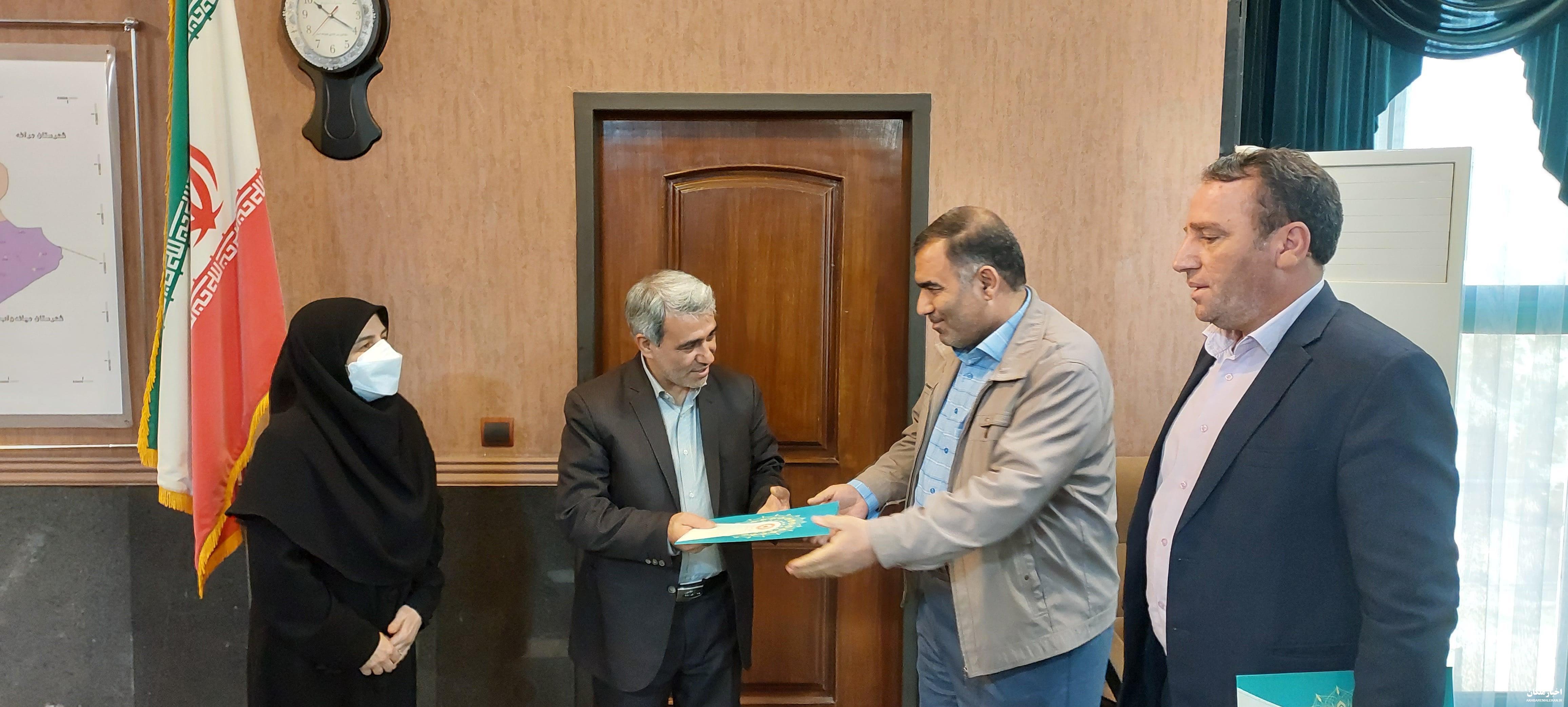 رئیس جدید اداره بهزیستی ملکان منصوب شد