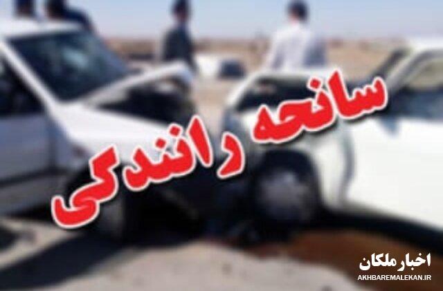 واژگونی سمند در محور بناب ملکان هشت مصدوم و یک فوتی برجای گذاشت